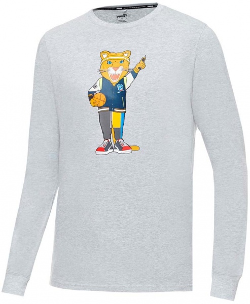 Футболка Puma Dylan LS Tee 1 53273203 р.M сірий