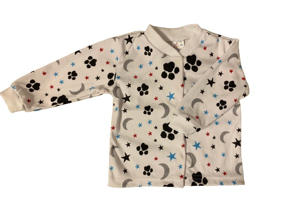 Кофта для девочек унисекс Моя планета месяц + звезда р.68 разноцветный 