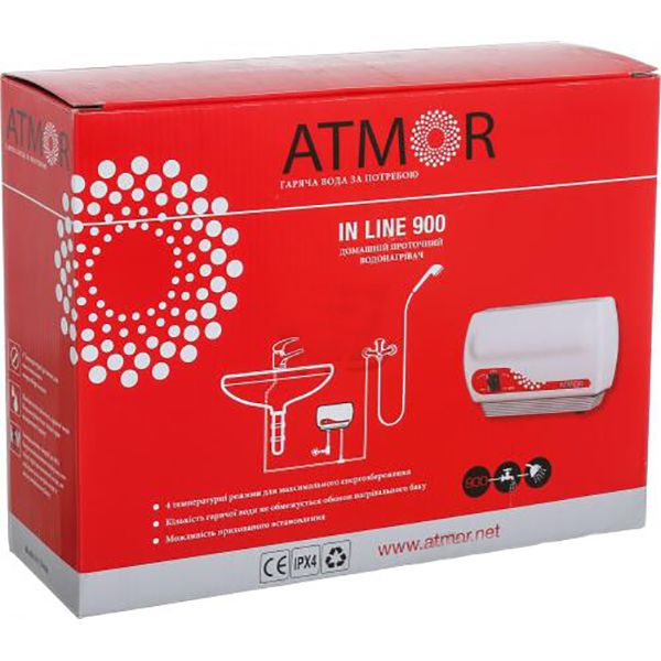 Електроводонагрівач проточний Atmor InLine 5 kW