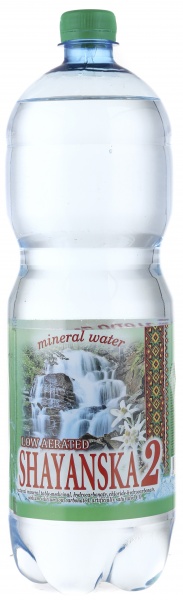 Вода Шаянська 2 мінеральнаслабогазована 1,5 л 