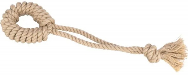 Игрушка Trixie для собак Канат с кольцом 32 см 34886