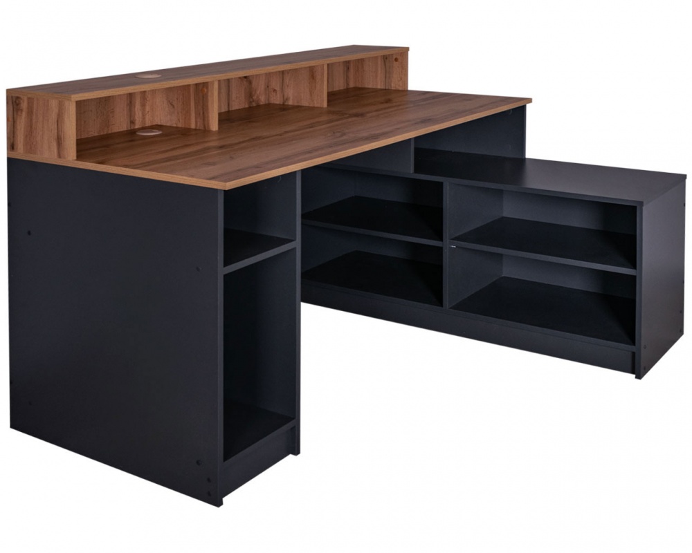 Стол письменный DC Слайго-1 750х1600х700 мм антрацит/дуб тахо