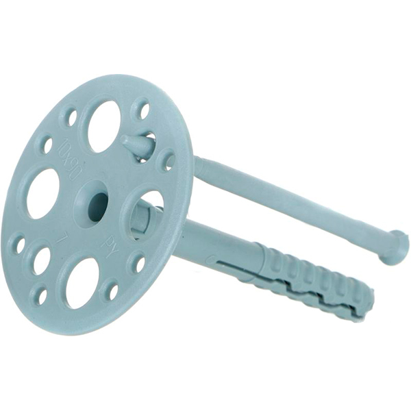 Дюбель с пластиковым гвоздем BauGut 10x90 мм 24 шт