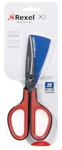 Ножиці універсальні X3 (2104243) з неадгезивним покриттям Rexel