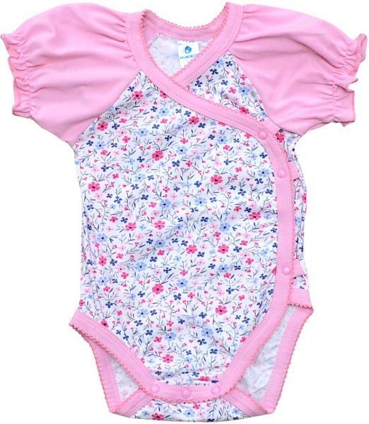 Боди детское Minikin с белым р.62 розовый 203202 