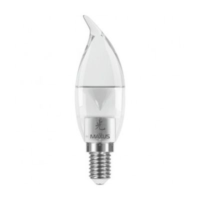 Лампа LED Maxus C28 CL-C 1-LED-425 AL 3 Вт E14 тепле світло