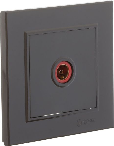 Розетка TV Makel Karea коричневий