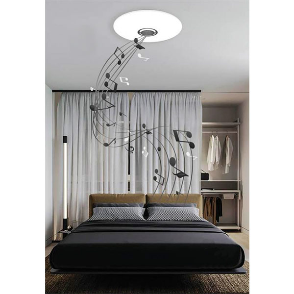 Світильник світлодіодний Hopfen Dynamics BT Music RGB з пультом ДК 70 Вт білий 3000-6000 К 