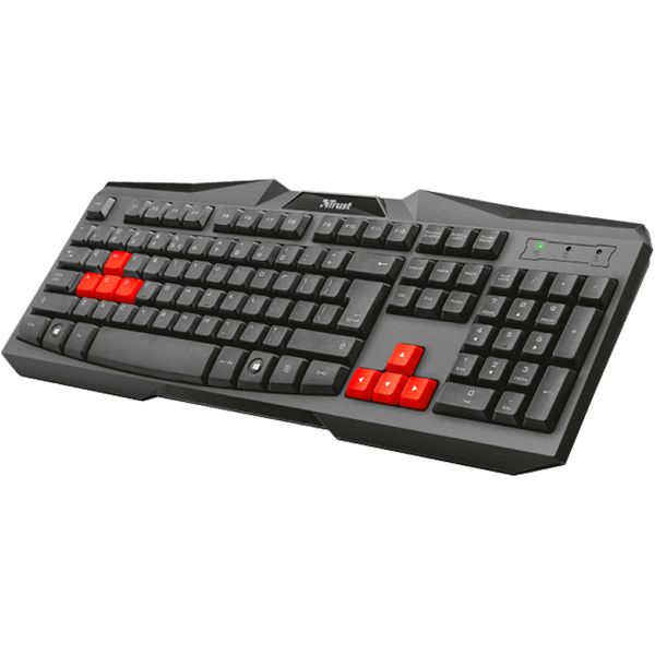 Клавіатура Trust Ziva gaming keyboard UKR black 