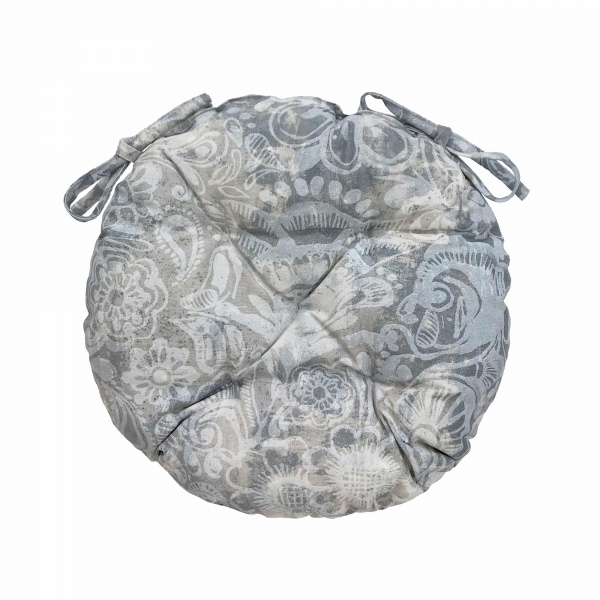 Подушка на стул Paris Вензель графит D40 La Nuit