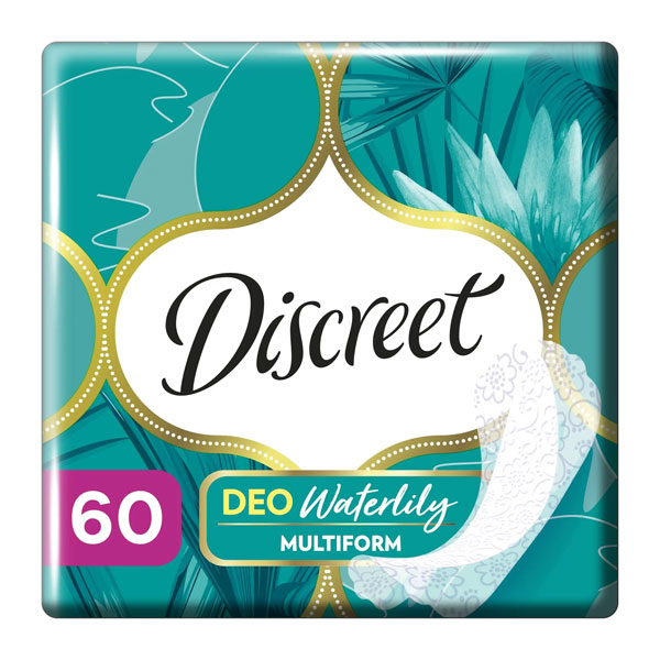 Прокладки ежедневные Discreet Deo Water Lily 60 шт.