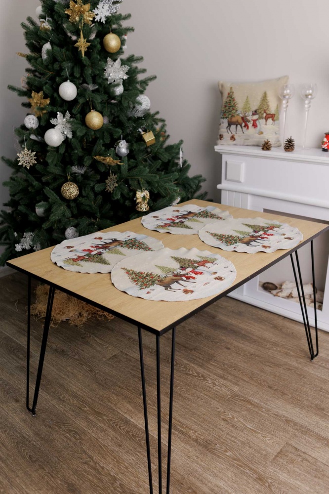 Серветка La Nuit Зимовий ліс d45