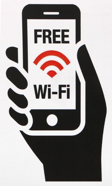 Наліпка TERRAPLUS Зона Wi-fi 3