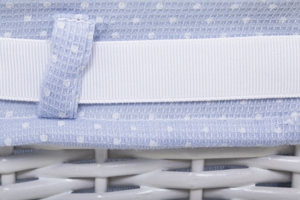 Корзина плетеная с текстилем 20x16x13 см JM13-2TK-5 