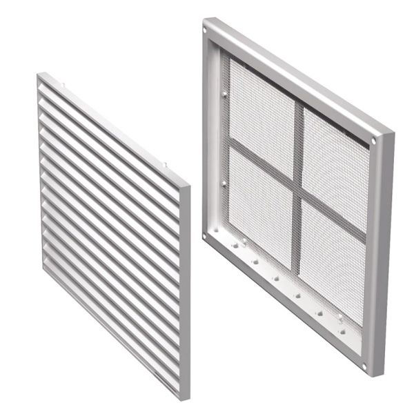 Решетка Вентс МВ 170с пластик белый 