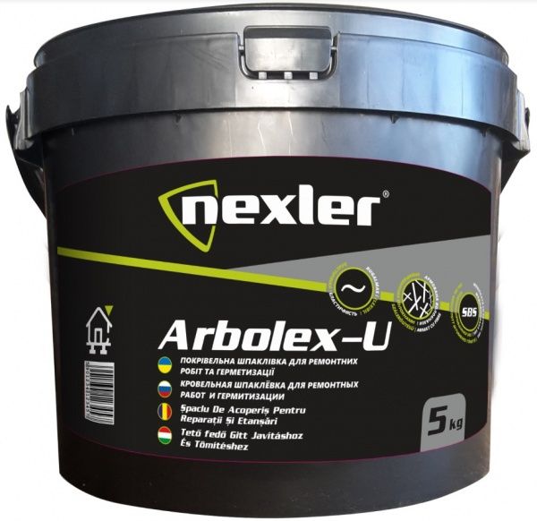 Мастика бітумно-каучукова NEXLER Arbolex U 5 кг