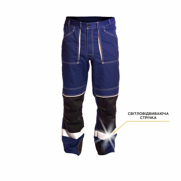 Брюки рабочие Trident Mercury р. L 48-50 рост 3-4 TRIDENT синий с черным