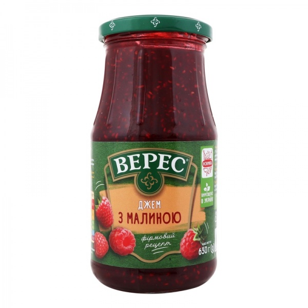 Джем Верес з малиною 630 г