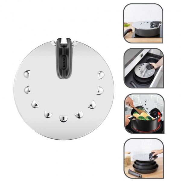 Крышка с защитой от разбрызгивания Ingenio 20-28 см L9829853 Tefal