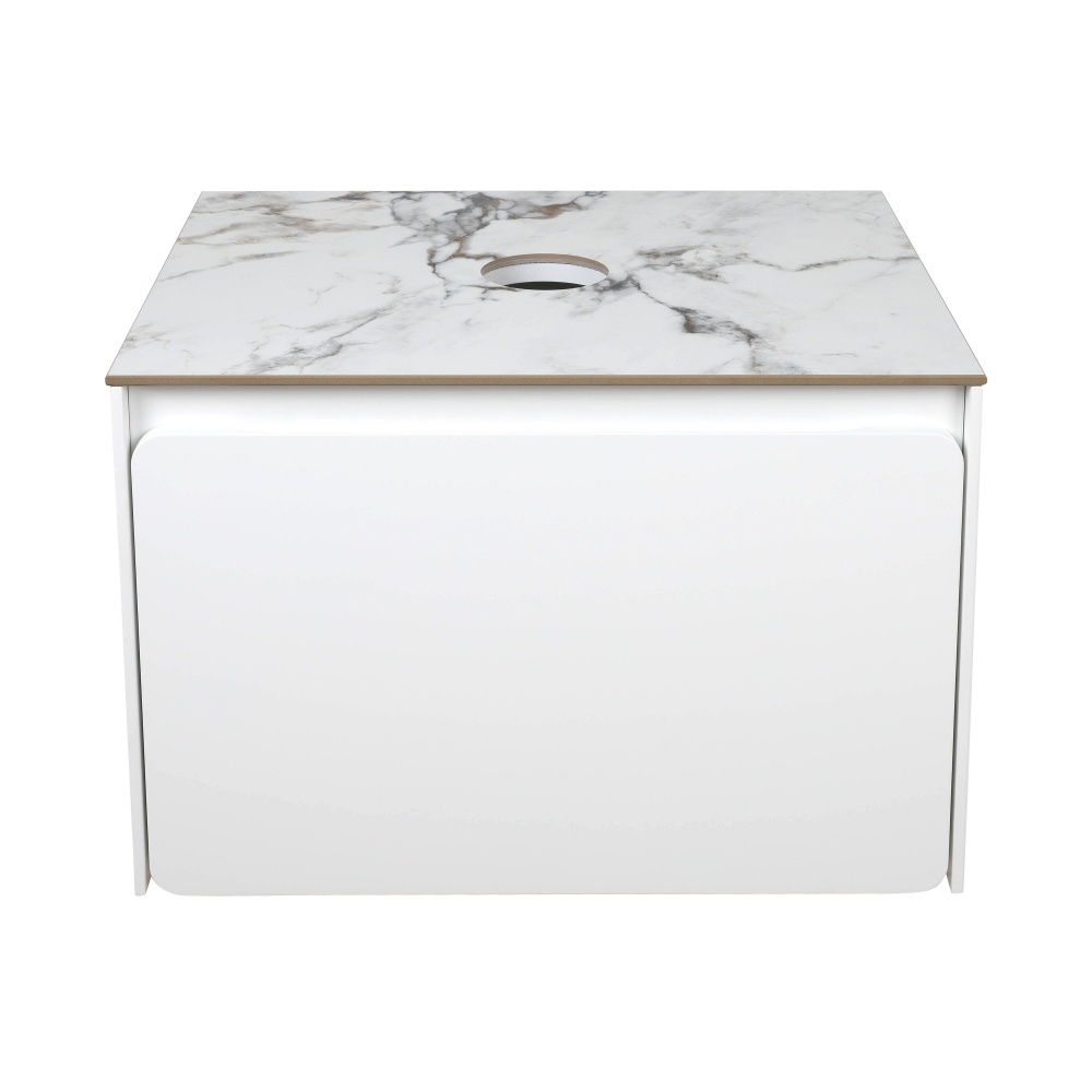 Тумба подвесная Aqua Rodos KIOTO (белый мат)