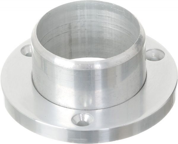 Фланец Aluminica на стойку с внешним креплением серебро