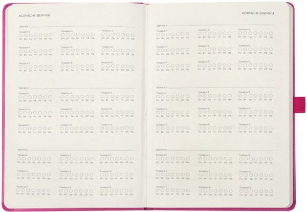 Еженедельник 2020 Prime Strong 8507-20-10-a рожевий Axent 42824 