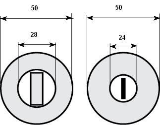 Накладка RDA Eco plus CD 69 BZG G WC антична латунь