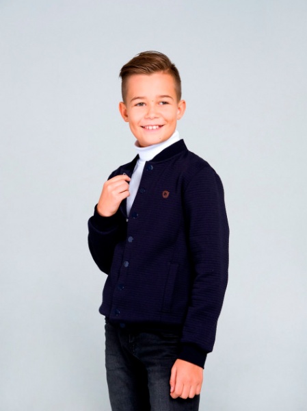 Джемпер для мальчика Smil 116459 р.122 темно-синий 