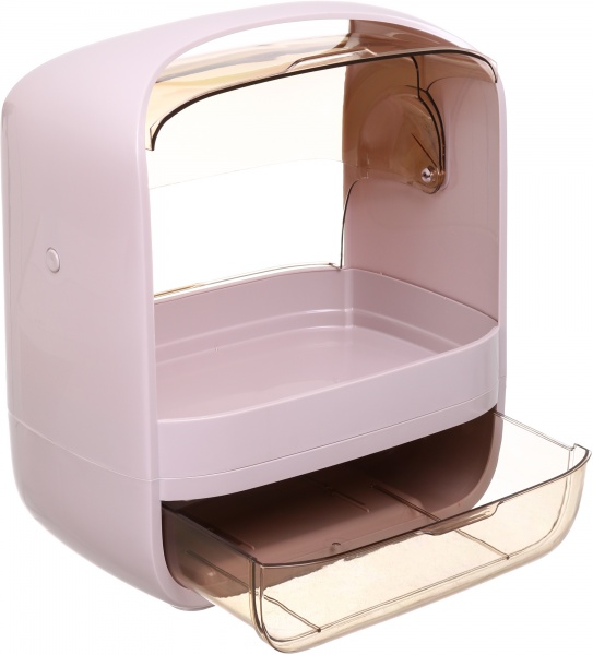 Органайзер для косметики з однією шухлядою 31х19х27 см прозорий 