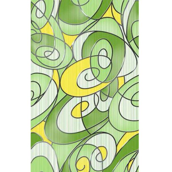 Декор Golden Tile Ріо зелений К24321 250x400 мм