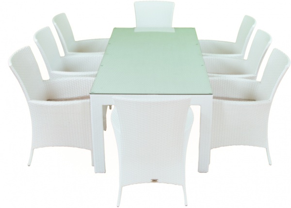 Комплект мебели TERICO Египет-Милано на 8 персон белый 