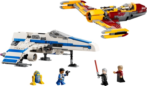 Конструктор LEGO Star Wars Винищувач Нової Республіки «E-Wing» проти Зоряного винищувача Шин Хаті 75364