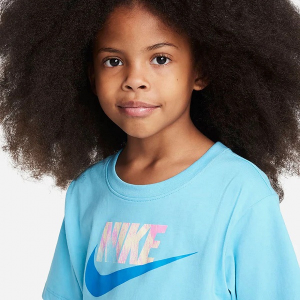 Футболка Nike DIGI DYE FUTURA TEE 36K541-F85 р.6 голубой