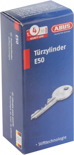 Циліндр Abus E50 30x40 ключ-ключ 70 мм матова латунь 2240631725011