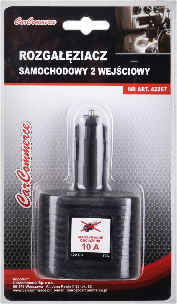 Разветвитель от гнезда прикуривателя PULSO