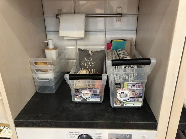 Ящик для зберігання PRP з ручкою на колесах 480х177х256 мм