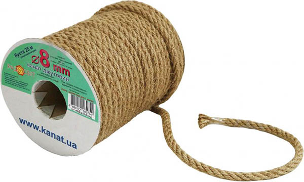 Канат Радосвіт джутовый 8 мм