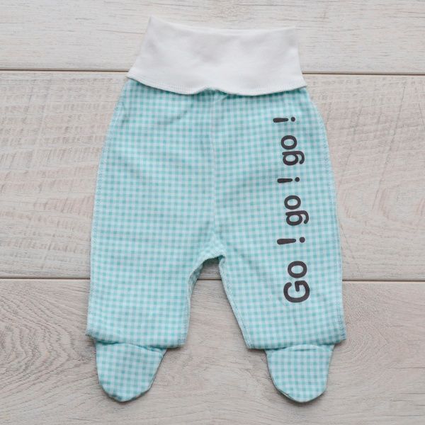 Ползунки Minikin р.56 бирюзовый 205503 