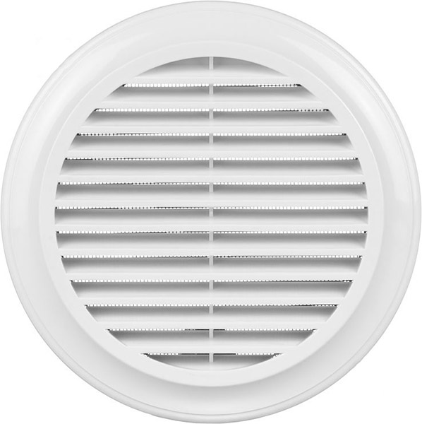 Решетка Blauberg Decor 150 пластик белый 