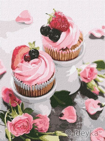 Картина за номерами Полунична ніжність Ідейка 