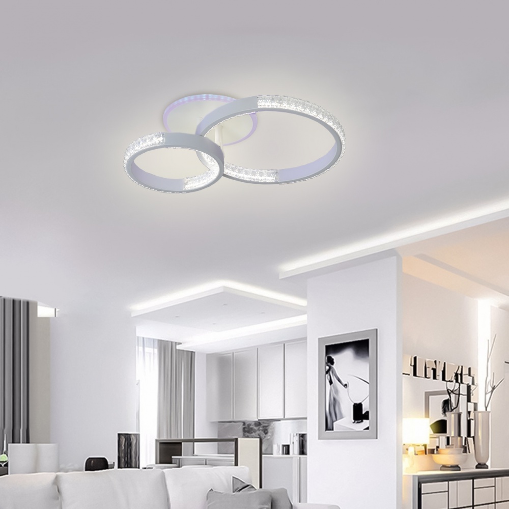 Люстра потолочная Eurolamp 42 Вт LED-модуль белый LED-LR-42-M16(white)