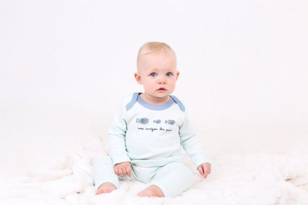 Кофтинка дитяча Sasha р.74 м'ятний 4195/7 