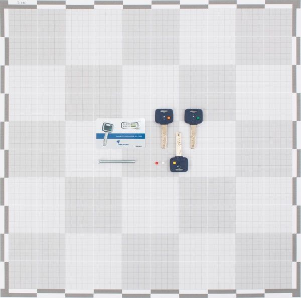 Цилиндр Mul-T-Lock MT5 40x40 ключ-ключ 80 мм никель