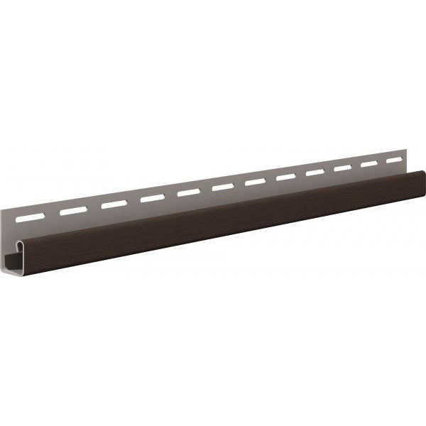 Профиль J-образный VOX коричневый 3,05 м 