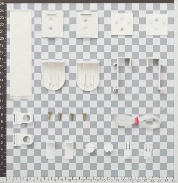 Ролета мини Delfa Премиум Металлик Принт Блейд 62x170 см кремовая 