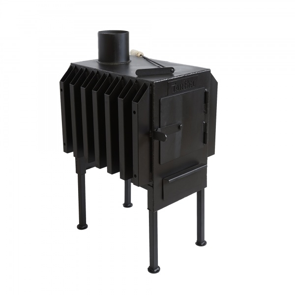 Печь-буржуйка конвекторная TARBEL 5кВт с конфоркой и кочергой