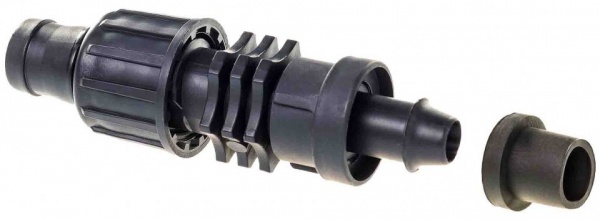 Старт-коннектор Irtech с поджимом и уплотнительной резинкой для капельной ленты (10 шт./уп.)