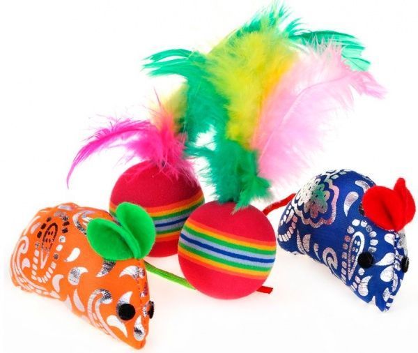 Игрушка для котов Lilli Pet Мячики и мышки