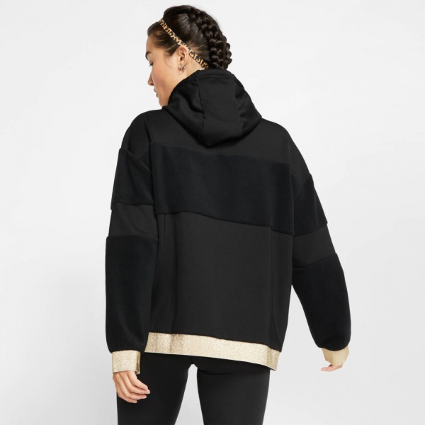 Джемпер Nike W ICON CLSH FLC PO HD BV5358-010 р. S чорний