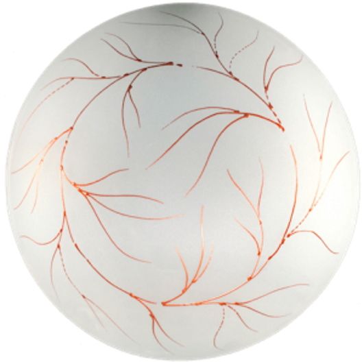 Світильник стельовий Укрсвітло НПБ 01-60 (37136) Водорості 1x60 Вт E27 білий/золото 